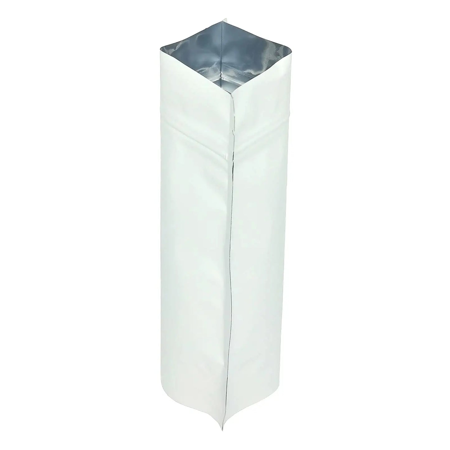 Matte White Resealable Poly Pouch Bags (Aluminium Foil Inner)