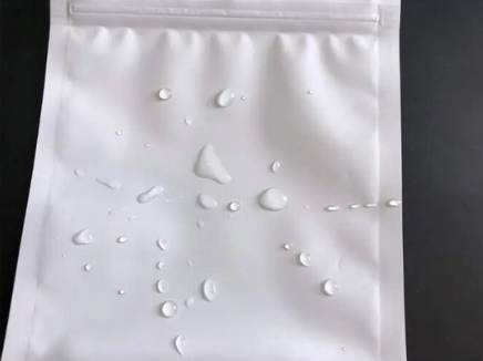 Resealable Poly Pouch Bag Matte White Window Display