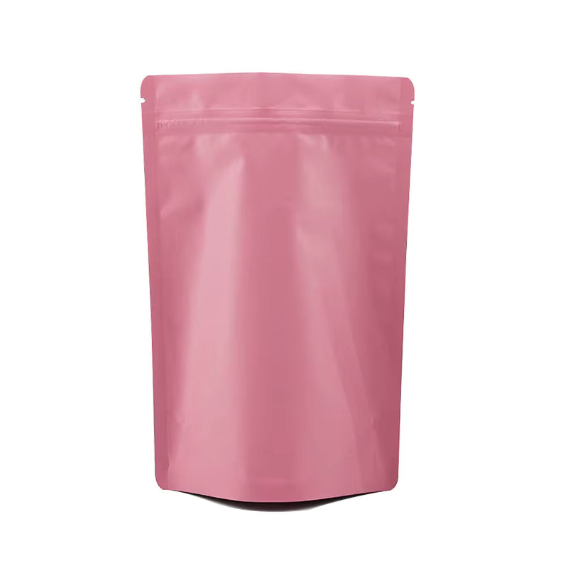 Pink Resealable Food Packaging Pouch