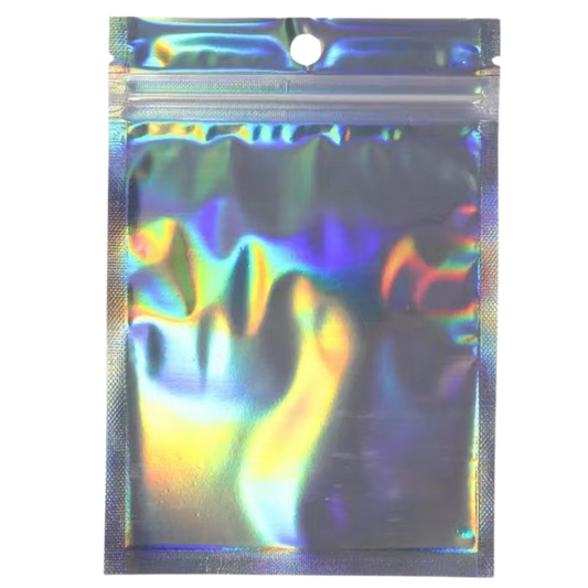 Zip-Lock Resealable Hologram Bags – Premium Food-Grade, Moisture-Proof Packaging (100/pack)