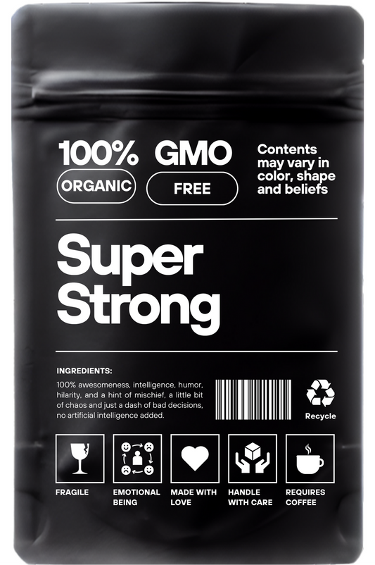 Poly Pouch Printing - white on black background
