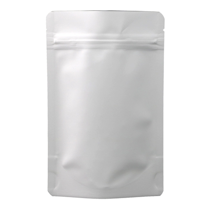 Resealable Poly Pouch Matte White Opaque for Food Packaging Premium Quality