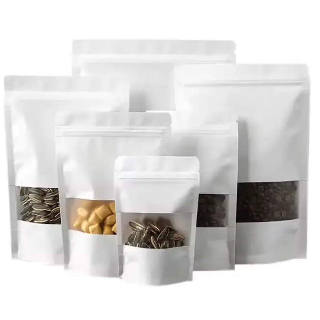 Resealable Poly Pouch Bags with Window – Woodpecker Packaging